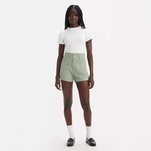Levi’s HIGH-RISE MOM SHORTS Lilly pad Green Size 32 Jean shorts
amodeoa